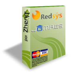 Pasarela de pago Redsys SHA256 para JomRes