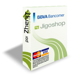 Pasarela de pago BBVA Bancomer para JigoShop